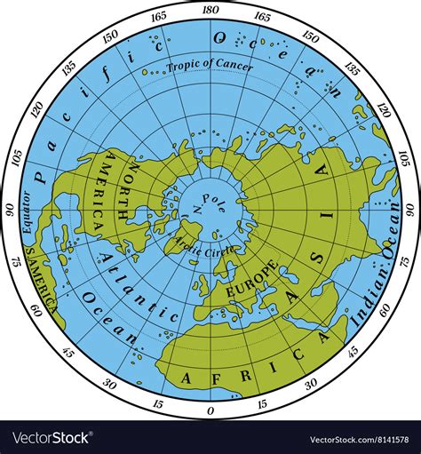MAP Map Of The Northern Hemisphere